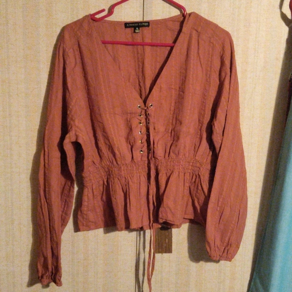 Always Indigo Top